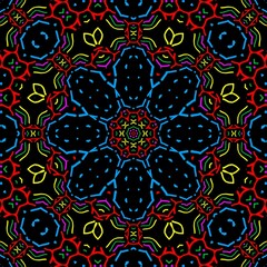 Floral pattern illustration design.