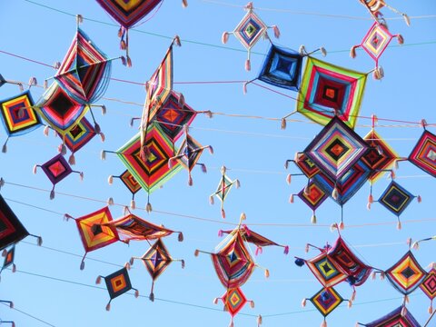 Ojo de dios - traditional Mexican craft - eye of the god
