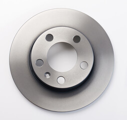 Shiny metal break car disc