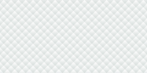 White luxury background with rhombuses. Seamless vector illustration. 