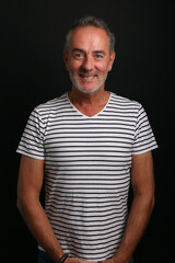 Obraz premium Portrait of a beautiful mature man