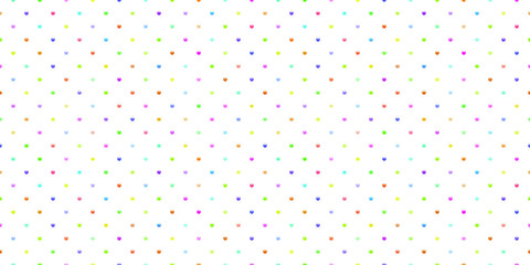 White luxury background with colorful beads. Seamless vector illustration. 