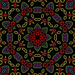 Floral pattern illustration design.