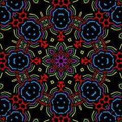 Floral pattern illustration design.