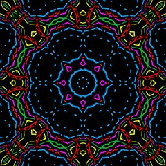 Floral pattern illustration design.