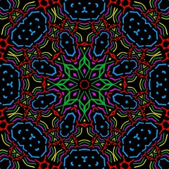 Floral pattern illustration design.