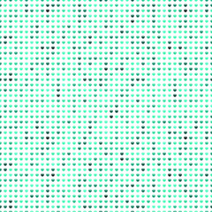 White luxury background with blue beads. Seamless vector illustration.