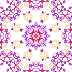 Floral pattern illustration design.
