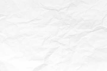 Grunge wrinkled white color paper textured background