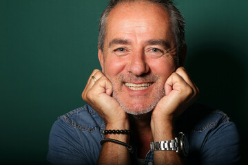 Portrait of a beautiful mature man