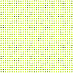 White luxury background with yellow and green beads. Seamless vector illustration.