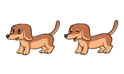 ダックスフンド ブラウン