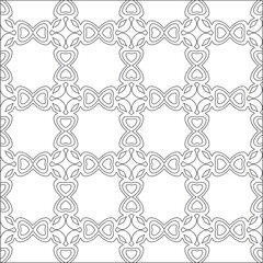 Repeating geometric tiles with stripe elements.Black and white pattern. retained white elements to easily change the color of the inside of the black patterns. suitable for editing. 