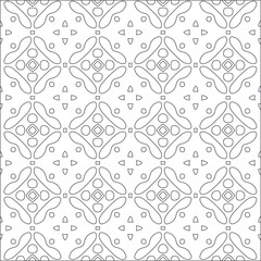 Repeating geometric tiles with stripe elements.Black and white pattern. retained white elements to easily change the color of the inside of the black patterns. suitable for editing. 
