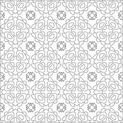 Repeating geometric tiles with stripe elements.Black and white pattern. retained white elements to easily change the color of the inside of the black patterns. suitable for editing. 