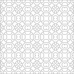 Repeating geometric tiles with stripe elements.Black and white pattern. retained white elements to easily change the color of the inside of the black patterns. suitable for editing. 