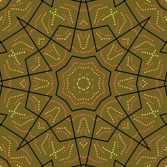 Colourful pattern illustration design made with the help of graphics.