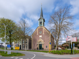 HISTORICAL BUILDING Het Brakenkerkje aan de Dorpsstraat in Obdam 