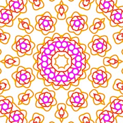 Colourful pattern illustration design made with the help of graphics.