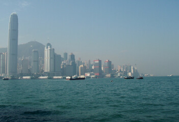 Fototapeta na wymiar Scenics view in Hong Kong