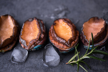Raw abalone