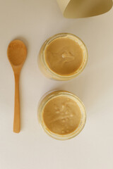 Texture close up Almond Butter or Peanut butter