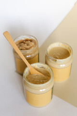Texture close up Almond Butter or Peanut butter