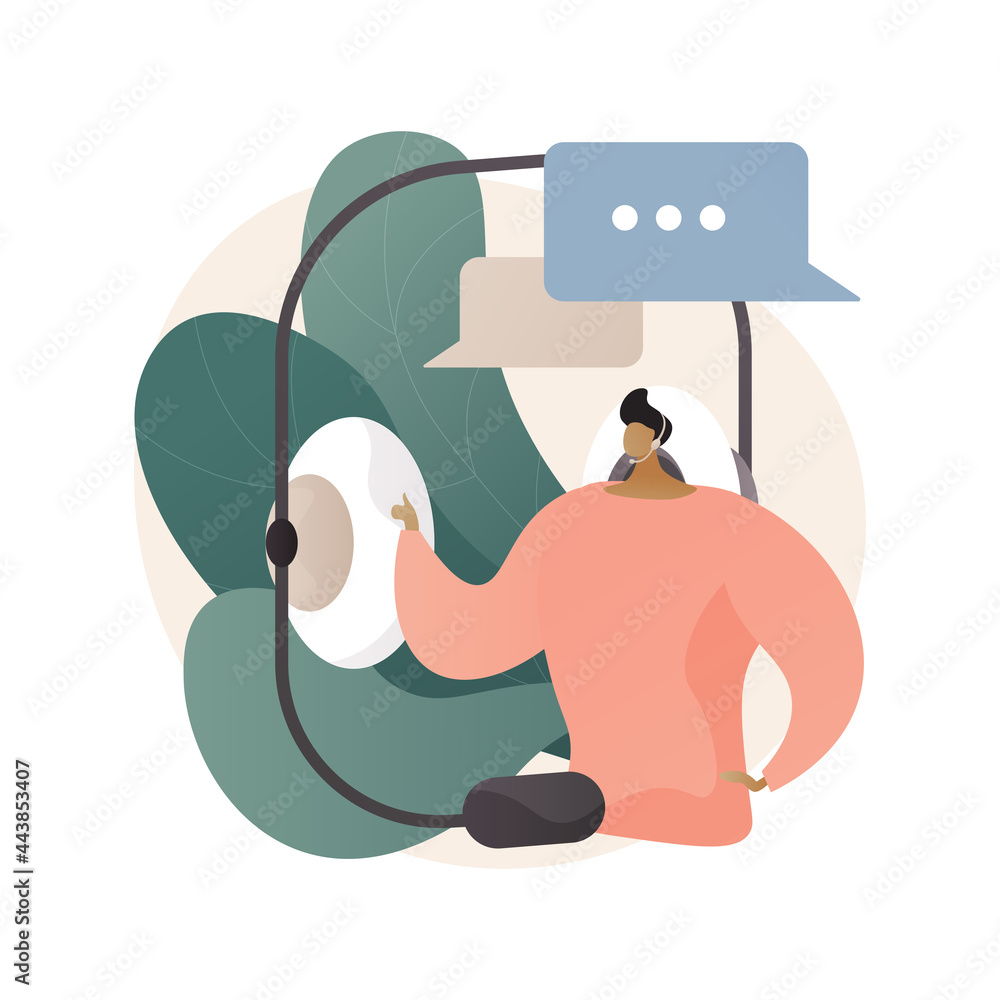 Canvas Prints support abstract concept vector illustration.