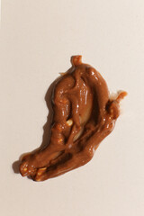 Texture close up Almond Butter