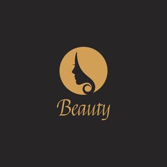 Simple Beauty Logo. Vector Design.