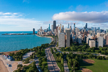 Fototapeta premium The skyline view from the North