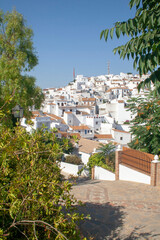 Comares white village in spain