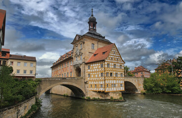 Historical town hall of Bamberg, Germany