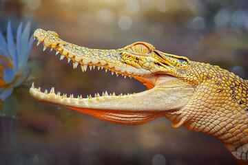 head of a crocodile