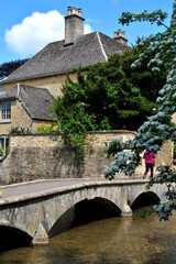 Bourton on the Water River Windrush Cotswolds Gloucestershire