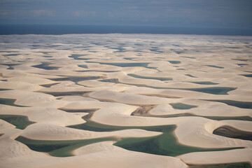 Fototapeta na wymiar sand dunes on the beach