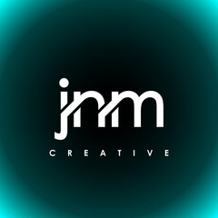 JNM Letter Initial Logo Design Template Vector Illustration