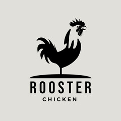 live stocks rooster logo vector illustration template design graphic © Roja