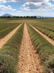 Fototapeta na wymiar lavender fields in provence, france