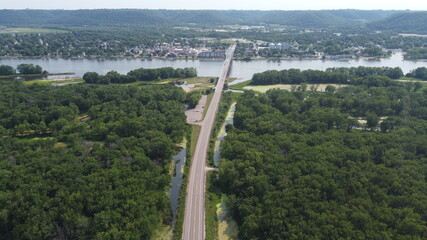 Wabasha, Minnesota - Mississippi River Bluff