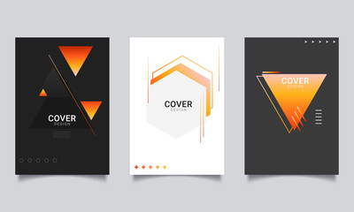 Template vector design for Brochure