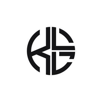 KLL logo KLL icon KLL vector KLL monogram KLL letter KLL minimalist KLL triangle KLL hexagon Circle Unique modern flat abstract logo design 