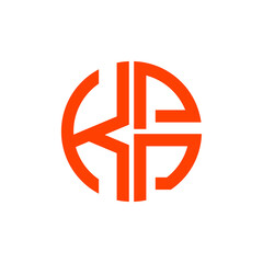 KPP logo KPP icon KPP vector KPP monogram KPP letter KPP minimalist KPP triangle KPP hexagon Circle Unique modern flat abstract logo design 