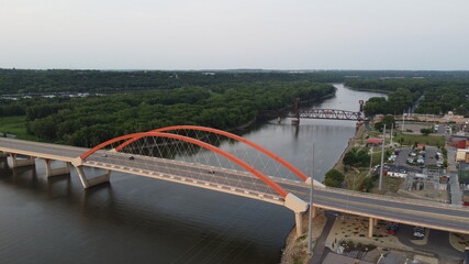Downtown Hastings, Minnesota Along the Mississippi River