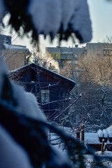 Nizhny Novgorod. Street with beautiful old architecture