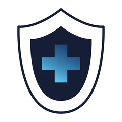 medical cross shield