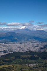 Fototapeta premium View of Cotopaxi from Guagua Pichincha