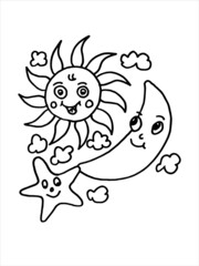 summer coloring page