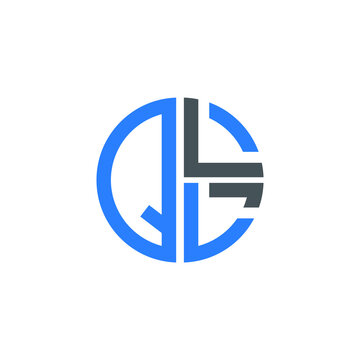 QLL logo QLL icon QLL vector QLL monogram QLL letter QLL minimalist QLL triangle QLL hexagon Circle Unique modern flat abstract logo design 