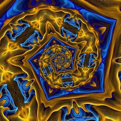 Fluid Art. Abstract colorful background, wallpaper, texture. Mixing paints. Modern art. Marble texture. Dream. İmagination, Mandala.